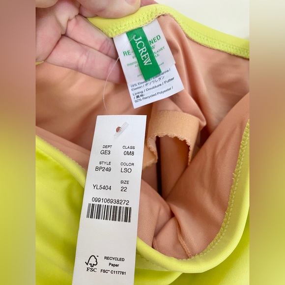 NWT J Crew flower-strap one-piece swimsuit - Picture 8 of 8